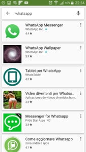 scarica whatsapp su android samsung